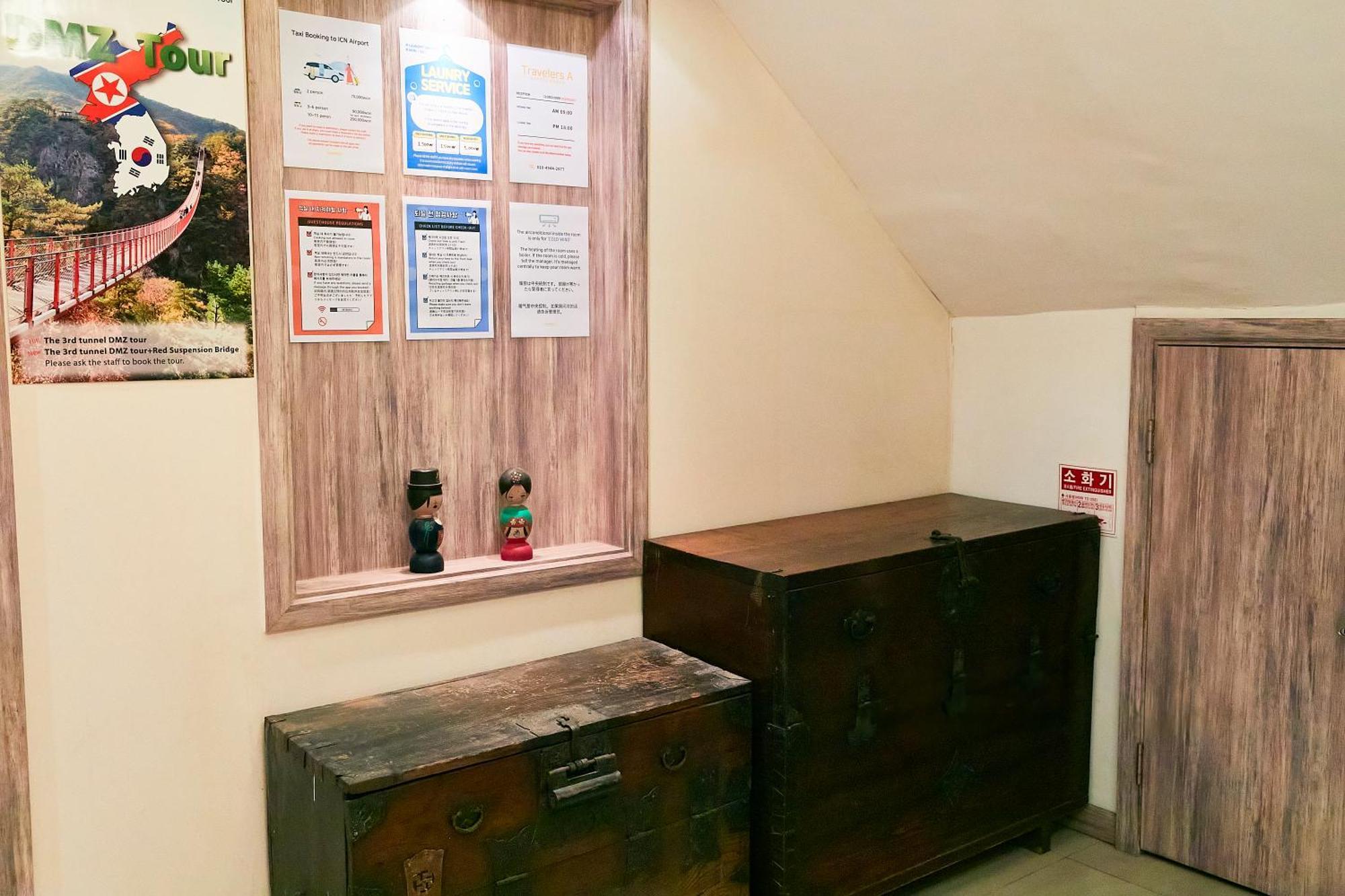Travelers A Korea Hostel سيول المظهر الخارجي الصورة